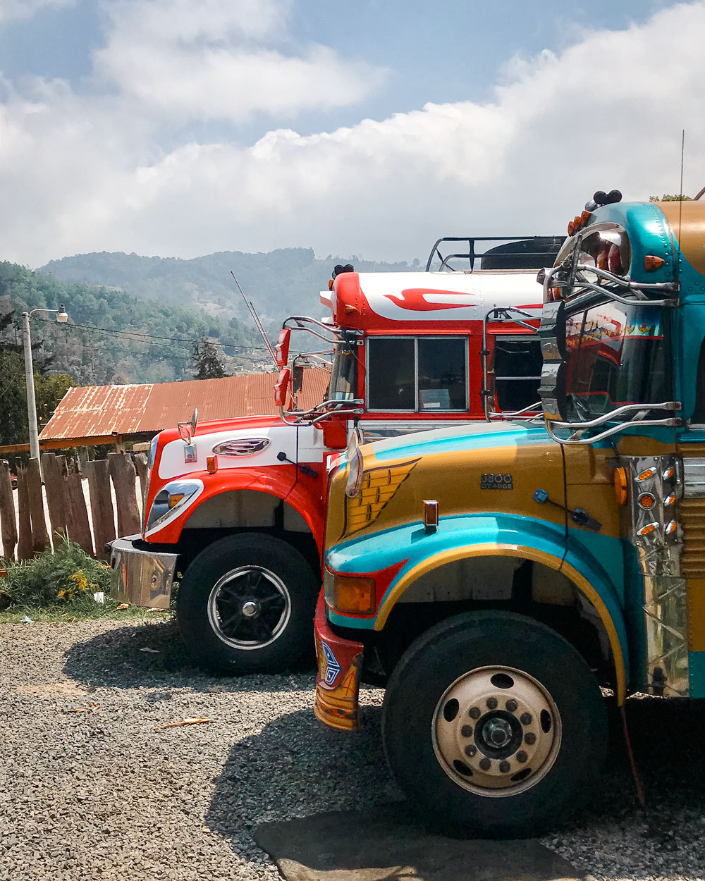 Traditional Guatemalan Buses