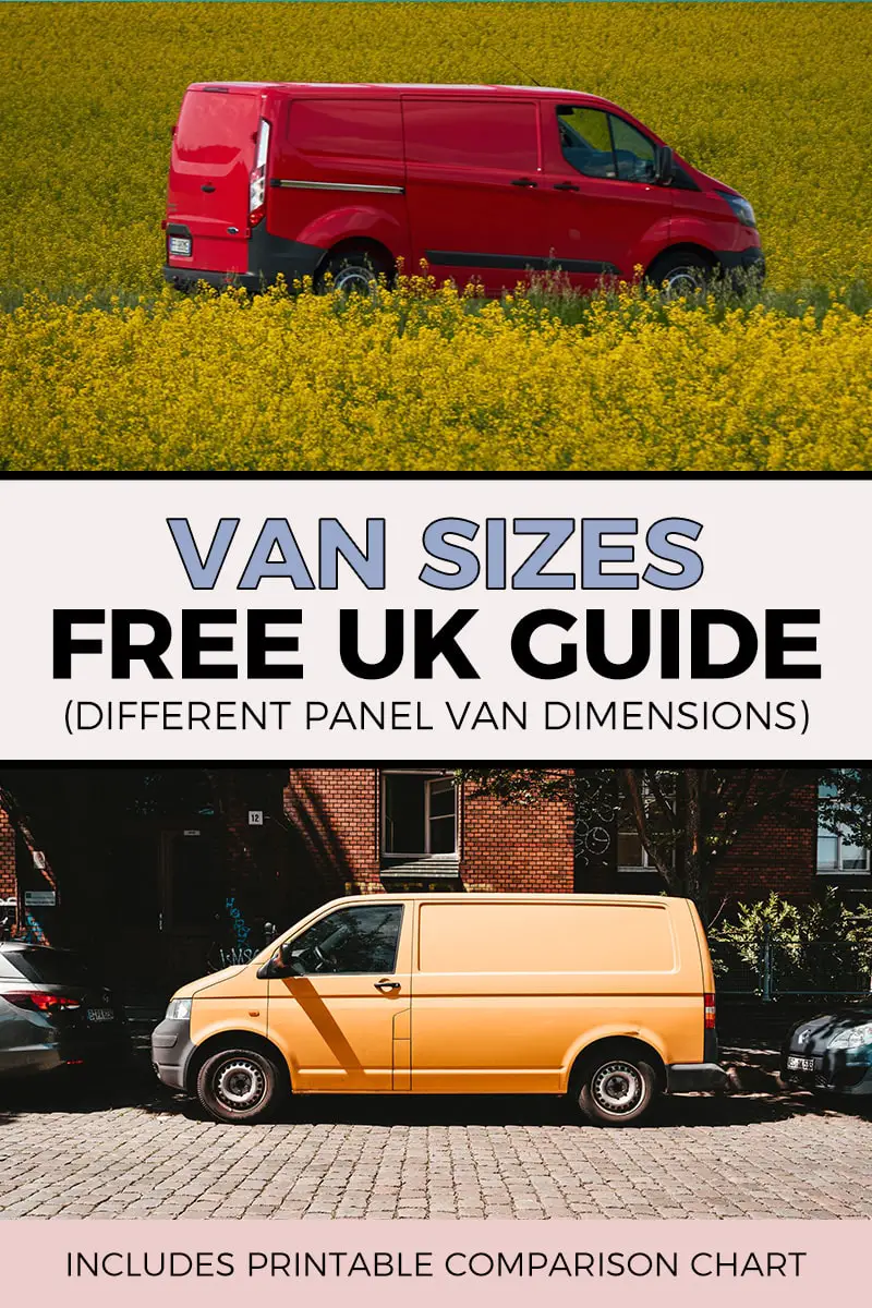 Free Van Size Guide (with Printable Comparison Charts)