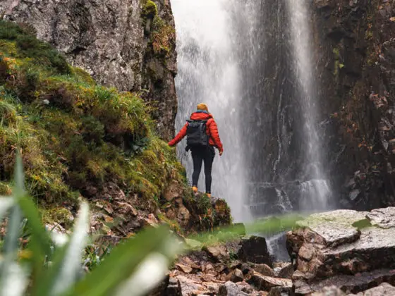 Wailing Widow Falls in Scotland