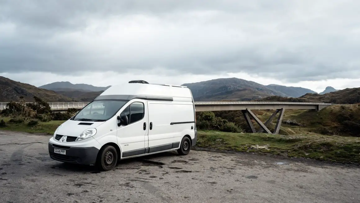 North Coast 500 Campervan Park-Up: Kylesku Bridge Car Park