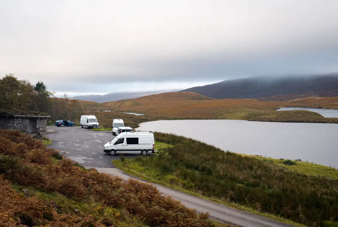 NC500 Overnight Stops: Knockan Car Park