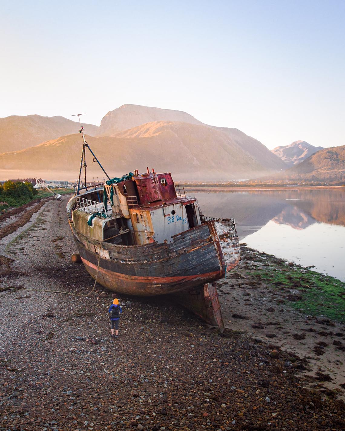 The Best Places to Visit in Scotland: Old Boat of Caol (Corpach Shipwreck)